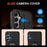 For Samsung Galaxy A26 5G Case Magnetic Case Ring Kickstand Slide Camera Cover TPU PC Hybrid Phone Shell - Black - 6