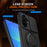 For Samsung Galaxy A37 5G Case Magnetic Case Ring Kickstand Slide Camera Cover TPU PC Hybrid Phone Shell - Black - 5