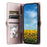 For Google Pixel 11 Leather Case with Wrist Strap Wallet Stand Phone Cover - Rose Gold - 2