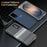 For Samsung Galaxy S26 Ultra Case Card Slot View Window Gradient Color Checkered Pattern Leather Phone Cover - Black - 3