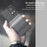 For Samsung Galaxy S26 Ultra Case Card Slot View Window Gradient Color Checkered Pattern Leather Phone Cover - Black - 5