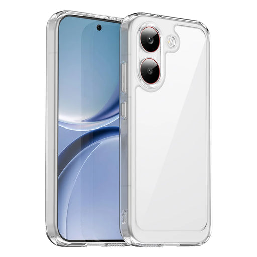 WANLONFENG For Xiaomi Redmi Turbo 5 5G / Xiaomi Poco X8 Pro 5G Case MF Series TPU Acrylic Clear Phone Cover with Tempered Glass Film - Transparent - 2