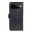 For Google Pixel 11 Pro XL Case Stand Cowhide Texture PU Leather Phone Cover - Black - 6