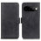 For Google Pixel 11  /  Pixel 11 Pro Case Stand Cowhide Texture PU Leather Phone Cover - Black - 1