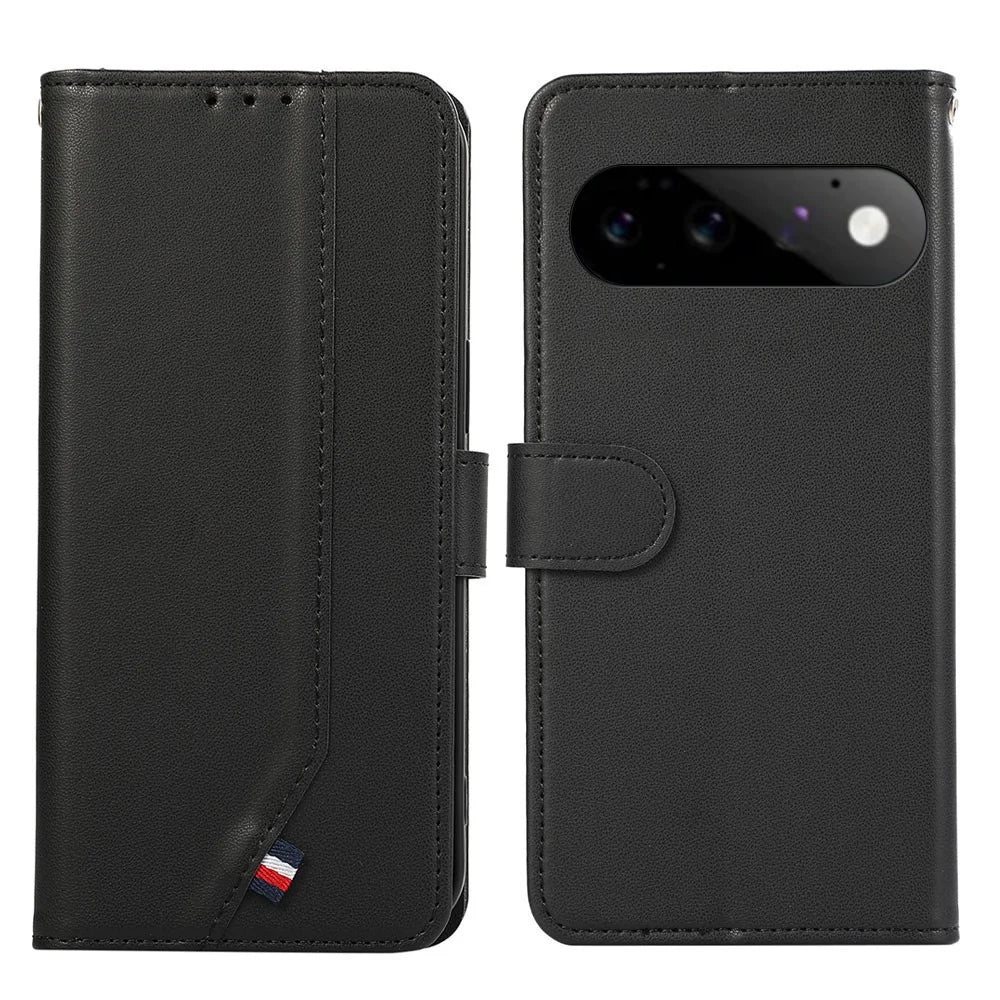 For Google Pixel 11  /  Pixel 11 Pro Case RFID Blocking Flip Leather Phone Cover - Black - 1