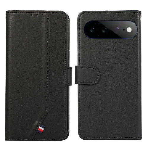 For Google Pixel 11 Pro XL Case RFID Blocking Flip Leather Phone Cover - Black - 1