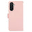 ABEEL For Samsung Galaxy A27 5G Case Leather Phone Cover with RFID Blocking Wallet - Pink - 7