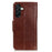 For Samsung Galaxy A27 5G Case Nappa Texture Split Leather Wallet Phone Cover - Brown - 7