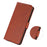 For Samsung Galaxy A27 5G Case Cowhide Texture Leather Wallet Phone Cover with Stand - Brown - 5
