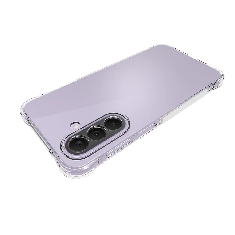 WANLONFENG For Samsung Galaxy A27 5G TM Series Clear TPU Case 2.0mm Phone Back Cover - Transparent - 2