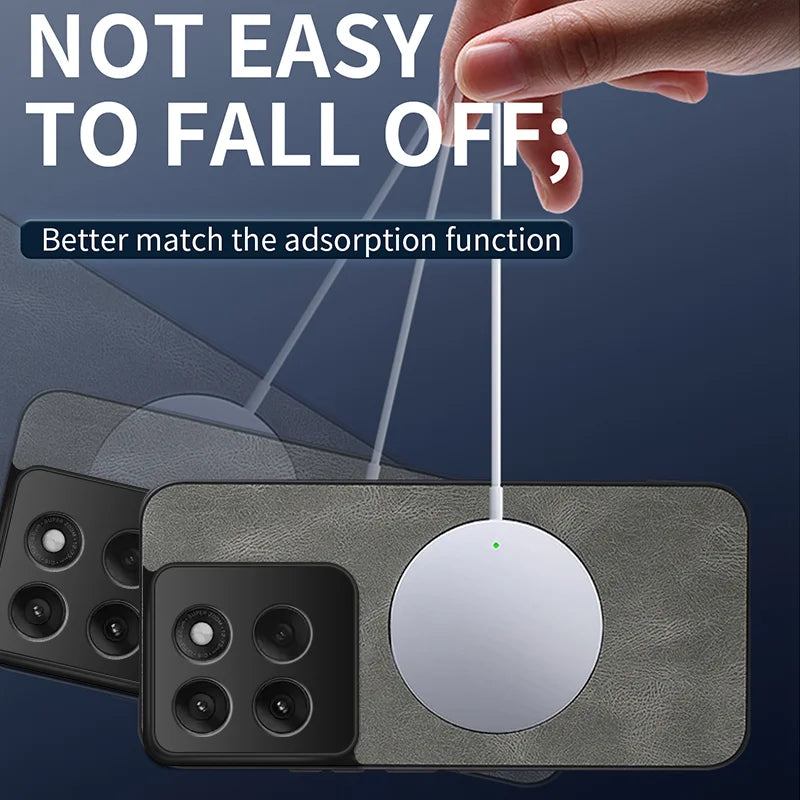 WANLONFENG For Motorola Edge 60 5G / Motorola Edge 60 Fusion 5G SD Series Magnetic Case Nappa Texture PC TPU Phone Cover with 2Pcs Screen Film - Grey - 3