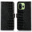For OnePlus 15T 5G Case RFID Blocking Wallet Crocodile Texture Genuine Cow Leather Phone Cover - Black - 1