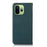 KHAZNEH For OnePlus 15T 5G Case Wallet Genuine Cow Leather Phone Cover Nappa Texture - Green - 7