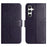 For Samsung Galaxy A27 5G Case PU Leather Owl Tree Imprinted Wallet Phone Cover with Strap - Dark Blue - 1