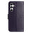 For Samsung Galaxy A27 5G Case PU Leather Owl Tree Imprinted Wallet Phone Cover with Strap - Dark Blue - 5