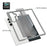 For Samsung Galaxy Z Fold7 5G Translucent Case Anti-fingerprint Shockproof TPU PC Protective Cover - Grey - 5
