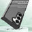 For Samsung Galaxy Z Fold6 5G Translucent Case Anti-fingerprint Shockproof TPU PC Protective Cover - Black - 3