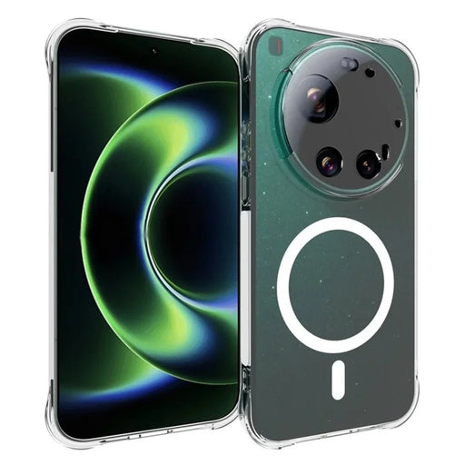 WANLONFENG WL1 Series For Xiaomi 17 Ultra 5G 2.0mm Magnetic Case Clear TPU Phone Back Cover with 2Pcs Screen Films - Transparent - 2