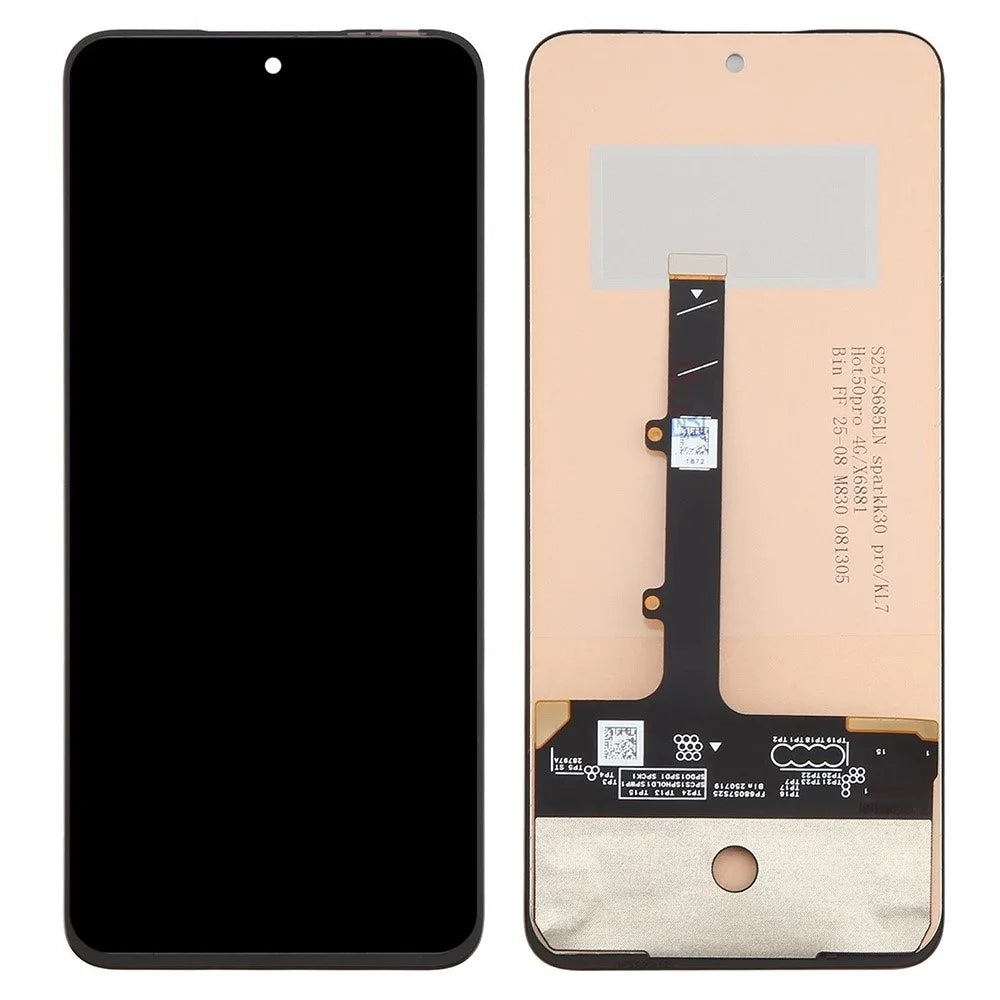 LCD Screen and Digitizer Assembly Part for Infinix Hot 50 Pro 4G X6881 / TECNO Spark 30 Pro 4G KL7 / itel S25 4G S685LN , Grade C (TFT Technology) (without Logo) - 1