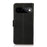 KHAZNEH for Google Pixel 11  /  Pixel 11 Pro Phone Case Litchi Texture Genuine Cow Leather Cover RFID Blocking - Black - 7