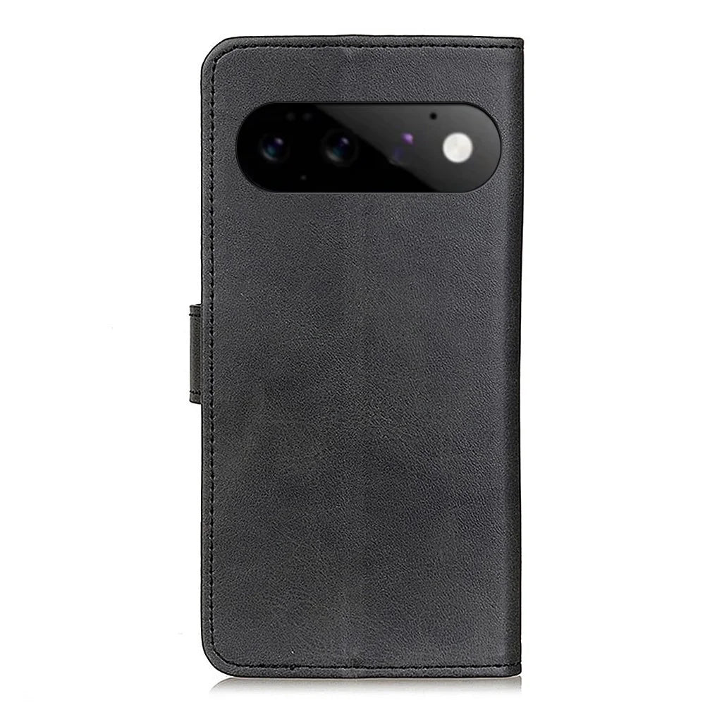 For Google Pixel 11  /  Pixel 11 Pro Case Cowhide Texture Leather Wallet Stand Phone Cover - Black - 7