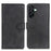 For Samsung Galaxy A27 5G Case Cowhide Texture Leather Wallet Stand Phone Cover - Black - 1