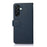 KHAZNEH For Samsung Galaxy A27 5G Case RFID Blocking Wallet Litchi Texture PU Leather Phone Cover with Strap - Blue - 7