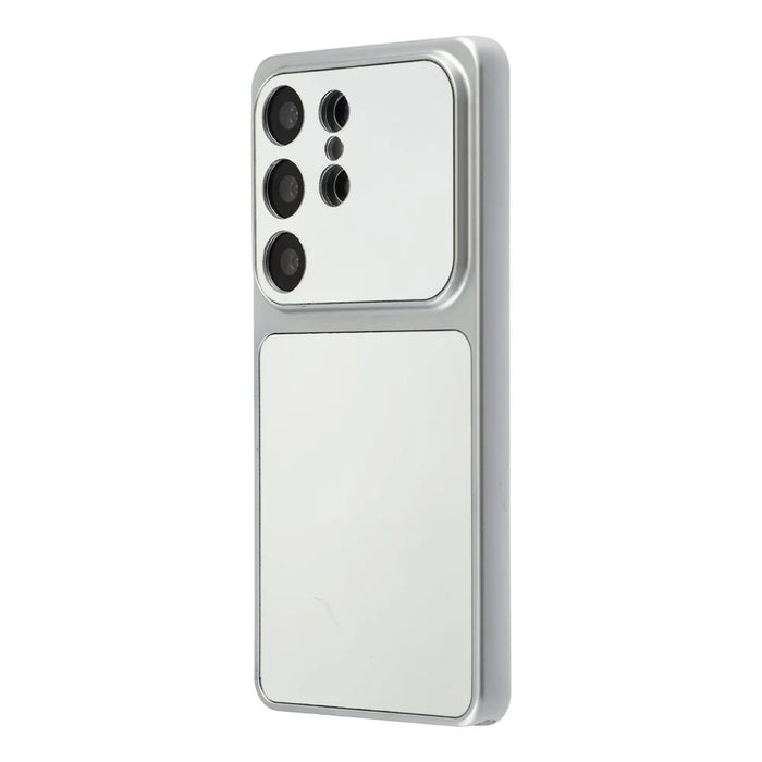 For Samsung Galaxy S25 Ultra Phone Case Mirror Electroplating TPU Cover - Silver - 2