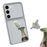 For Samsung Galaxy S23 Phone Case Mirror Electroplating TPU Cover - Silver - 1