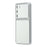 For Samsung Galaxy S23 Phone Case Mirror Electroplating TPU Cover - Silver - 3