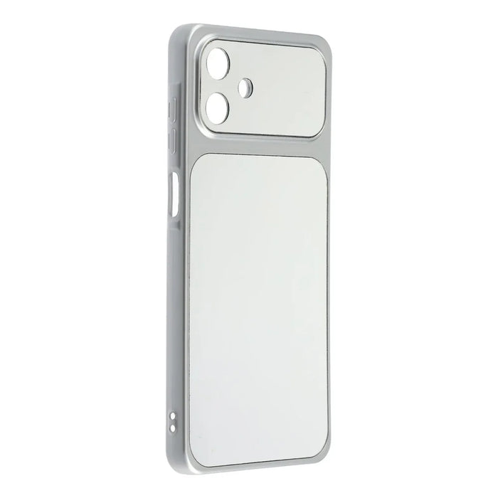 For Samsung Galaxy A05 4G Phone Case Mirror Electroplating TPU Cover - Silver - 2