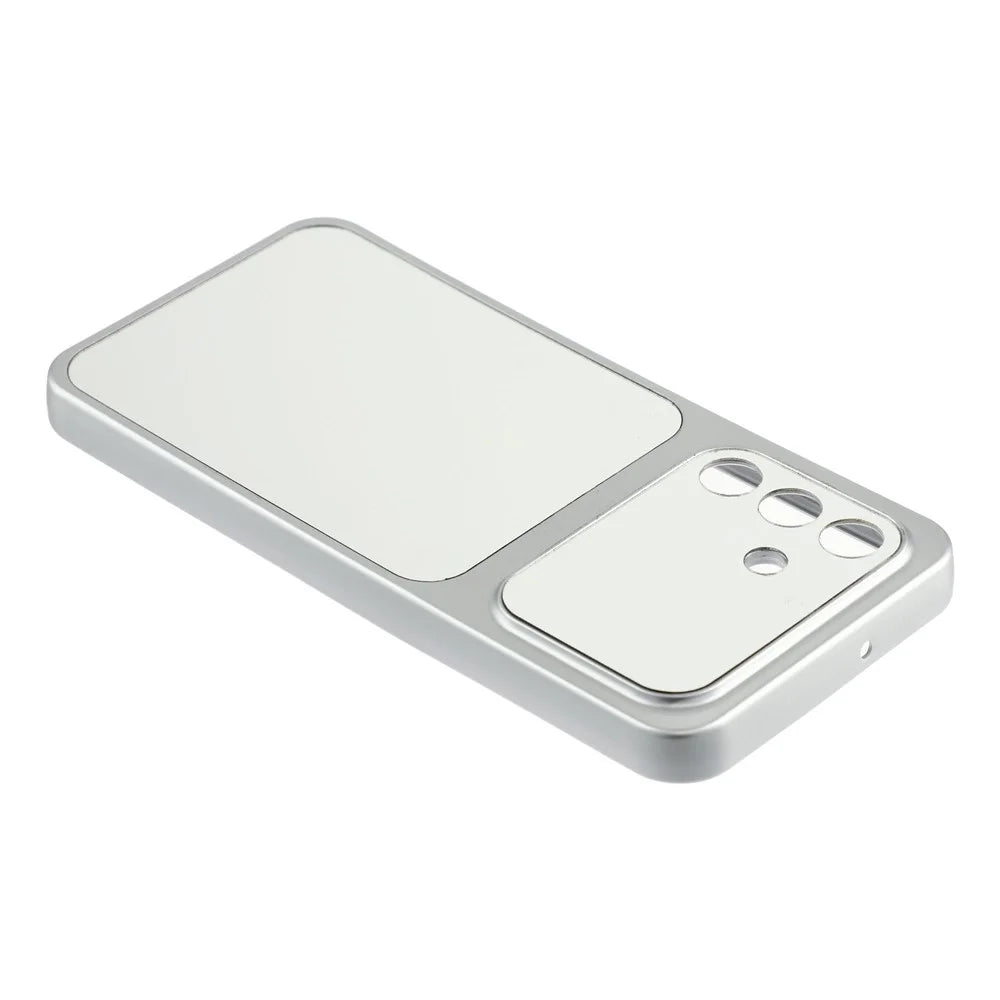 Phone Case For Samsung Galaxy A16 5G  /  4G Mirror Electroplating TPU Cover - Silver - 5