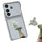 For Samsung Galaxy A55 5G Phone Case Mirror Electroplating TPU Cover - Silver - 1