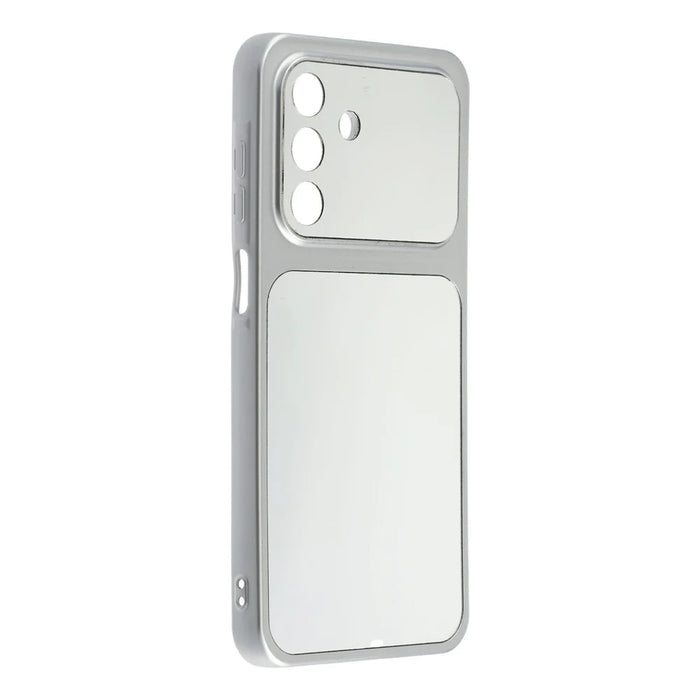 For Samsung Galaxy A55 5G Phone Case Mirror Electroplating TPU Cover - Silver - 3