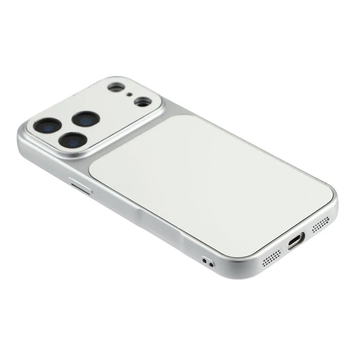 For iPhone 17 Pro Phone Case Mirror Electroplating TPU Cover - Silver - 4