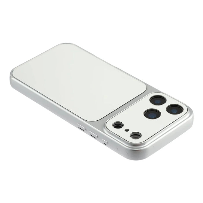 For iPhone 17 Pro Phone Case Mirror Electroplating TPU Cover - Silver - 5