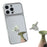 For iPhone 16 Pro Phone Case Mirror Electroplating TPU Cover - Silver - 1