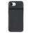 For iPhone 17e / 16e Case Sheepskin Texture Leather Coated TPU Phone Cover with Large Camera Cutouts - Black - 1