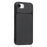 For iPhone 17e / 16e Case Sheepskin Texture Leather Coated TPU Phone Cover with Large Camera Cutouts - Black - 2