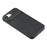 For iPhone 17e / 16e Case Sheepskin Texture Leather Coated TPU Phone Cover with Large Camera Cutouts - Black - 3