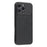 For iPhone 16 Pro Max Case Sheepskin Texture Leather Coated TPU Phone Cover with Precise Camera Cutouts - Black - 2