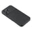 For iPhone 16 Pro Max Case Sheepskin Texture Leather Coated TPU Phone Cover with Precise Camera Cutouts - Black - 3