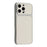 For iPhone 16 Pro Case Sheepskin Texture Leather Coated TPU Phone Cover with Precise Camera Cutouts - White - 2