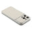 For iPhone 16 Pro Case Sheepskin Texture Leather Coated TPU Phone Cover with Precise Camera Cutouts - White - 4
