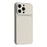 For iPhone 15 Pro Max Case Sheepskin Texture Leather Coated TPU Phone Cover with Precise Camera Cutouts - White - 2
