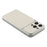 For iPhone 15 Pro Max Case Sheepskin Texture Leather Coated TPU Phone Cover with Precise Camera Cutouts - White - 4