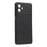 For Samsung Galaxy A06 4G Case Sheepskin Texture Leather Coated TPU Phone Cover with Precise Camera Cutouts - Black - 2