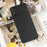 For Samsung Galaxy A06 4G Case Sheepskin Texture Leather Coated TPU Phone Cover with Precise Camera Cutouts - Black - 5