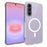 For Samsung Galaxy S26+ Magnetic Case TPU Anti-drop Phone Back Cover - Transparent - 1