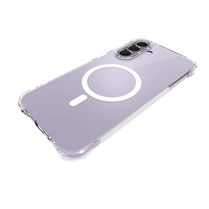 For Samsung Galaxy S26+ Magnetic Case TPU Anti-drop Phone Back Cover - Transparent - 3